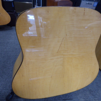 <p>Lovely dreadnought acoustic guitar, hand-crafted in Canada.</p><p>Condition: A few marks here and there, small dents on the back of the neck.</p>